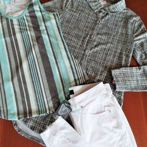 LULAROE! XS- VALENTINA SHIRT, TANK TOP & 26 JEAN